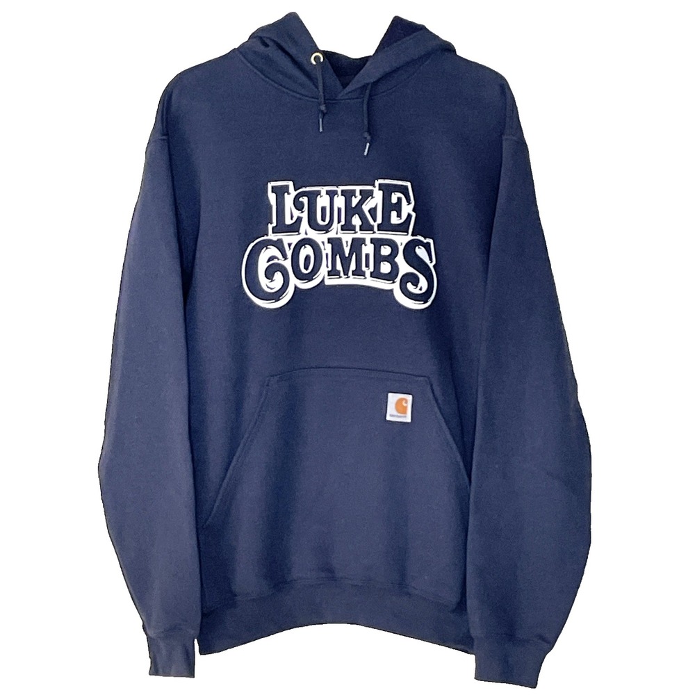 Luke Combs Carhartt ORIGINAL BOOTLEGGERS SKULL Small Hoodie Sweatshirt 2019 RARE